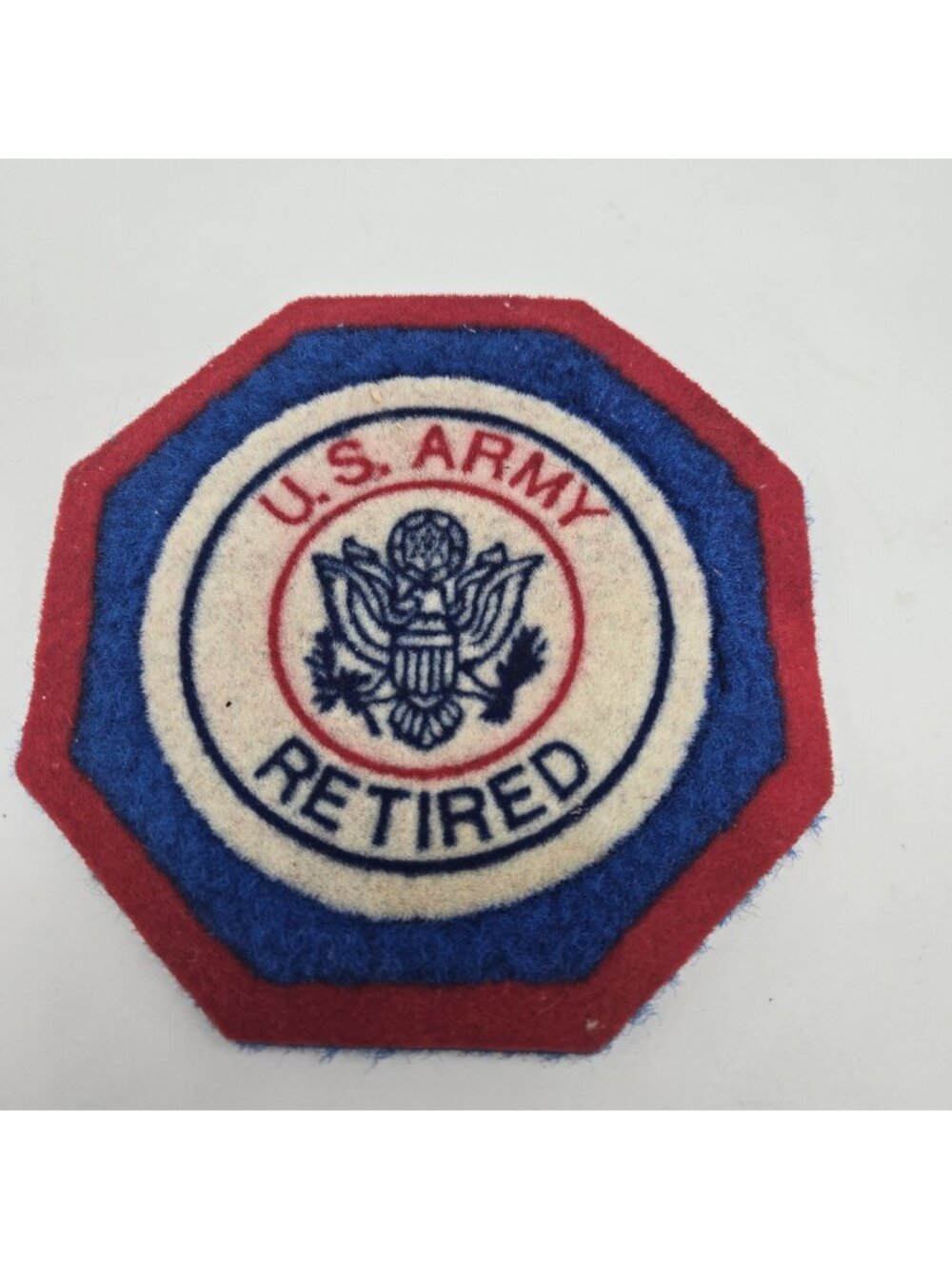 Vintage US Army Retired Insignia Devon Mug Mat 1969-1993 Promotional Coaster